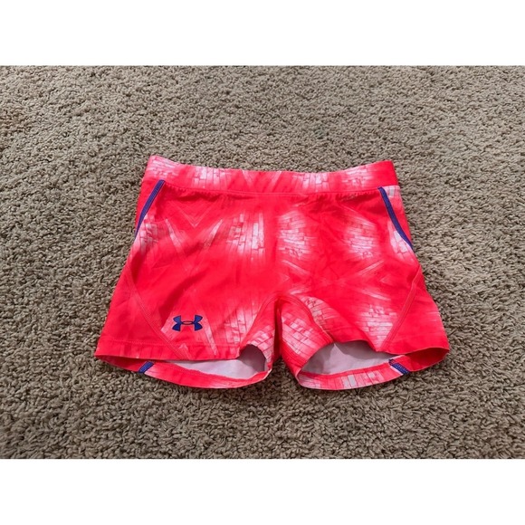 NEW Under Armour Women's HeatGear compression Mid Rise Shorty grey  Size small S - Picture 1 of 6